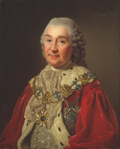 Carl Fredrik Scheffer (1715-1786), greve och statsråd, 1775 av Alexander Roslin