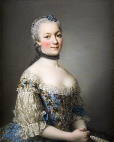 Porträtt, kvinna av Alexander Roslin