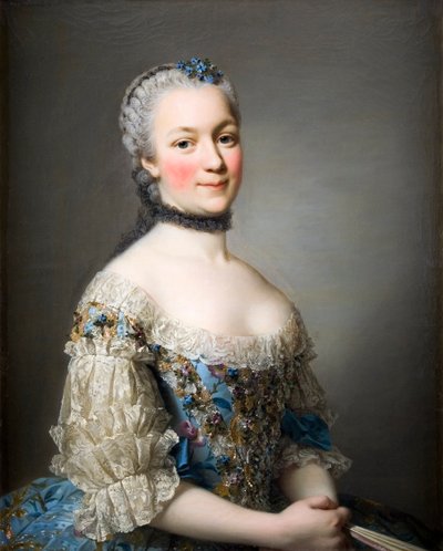 Porträtt på Katarzyna Zamoiska målad av Roslin av Alexander Roslin