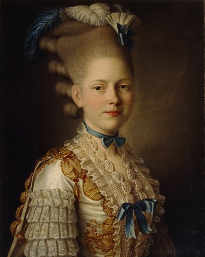 Porträtt av Contesse H. Obolenskaya, CA 1776 av Alexander Roslin