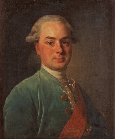 Porträtt av The Gant Ivan Ivanovich Shunlov 18-19, 18 av Alexander Roslin