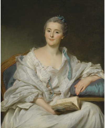 Porträtt av Marquise de Marigny av Alexander Roslin