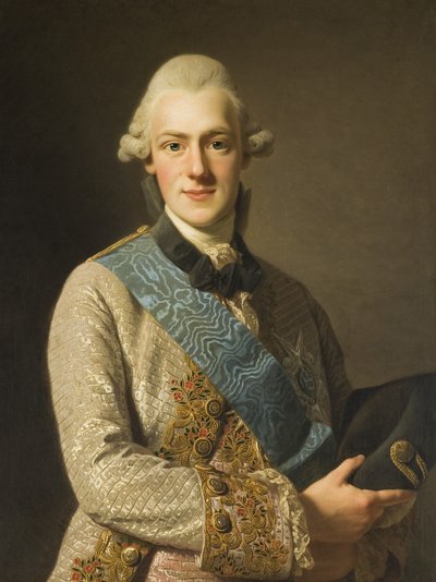 Swedish: Fredrik Adolf, 1750-1803, prins av Sverige, Gustav III:s bror Duke Fredrik Adolf, Gustav III:s Brother av Alexander Roslin
