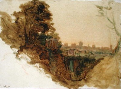 Tivoli (akvarell på papper) av Alexander Runciman