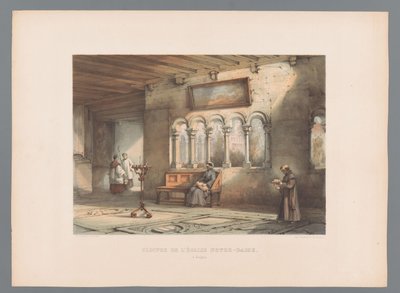 Utsikt över Vårfrubasilikans kloster i Tongeren Cloitre de l
