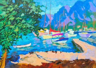 Den livliga hamnen vid Medelhavet av Alexander Shandor