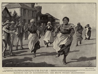 Mafeking Day i Matjesfontein, mästerskapet i tungvikt av Alexander Stuart Boyd