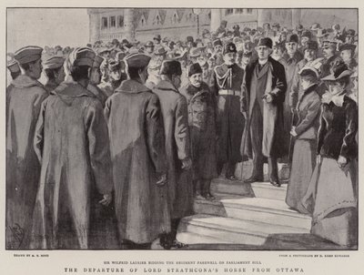 Lord Strathconas hästs avgång från Ottawa av Alexander Stuart Boyd
