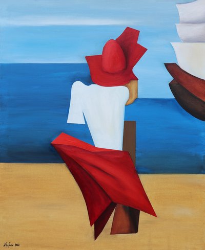 Red Hat vid havet av Alexander Trifonov