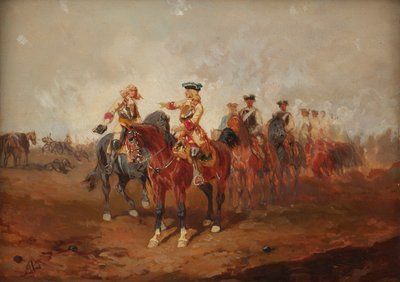 Efter striden av Alexander von Bensa
