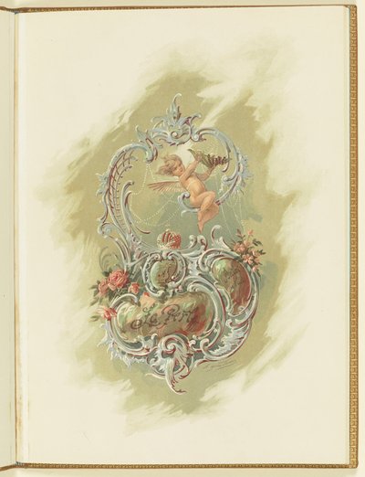 Program för balett La Perle av Marius Petipa och Riccardo Drigo, 1896. av Alexander von Hohen