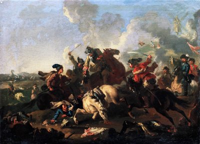 Scen från slaget vid Poltava av Alexander von Kotzebue