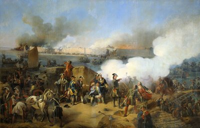 Stormning av svenska Nöteburgs fästning av ryska trupper, 11 oktober 1702 1846. av Alexander von Kotzebue