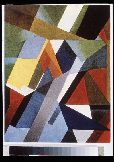Färgrytm, 1921 av Alexandra Alexandrowna Exter