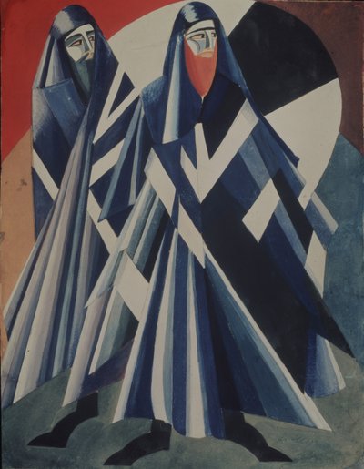 judar. Kostymdesign för teaterpjäsen Salomé av O. Wilde, 1917 av Alexandra Alexandrowna Exter