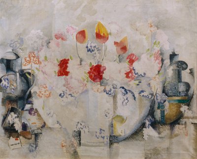 Vas med blommor av Alexandra Alexandrowna Exter