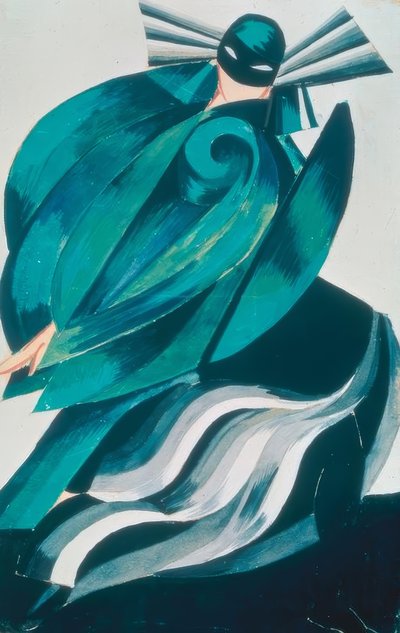 Figur av den 3:e kvinnliga masken av Alexandra Alexandrowna Exter