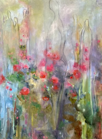 Blommande blomsterfigurer av Alexandra Higgins