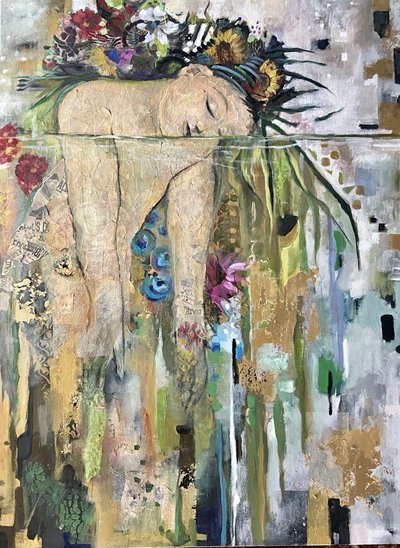 Den svävande blomstergudinnan av Alexandra Higgins