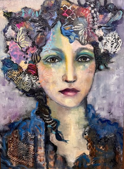 Kvinnan i textilkonst av Alexandra Higgins