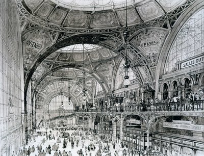 Centralstationen, Bukarest, Rumänien, från Orientalism and Contemporary Architecture av Alexandre Auguste Louis Marcel