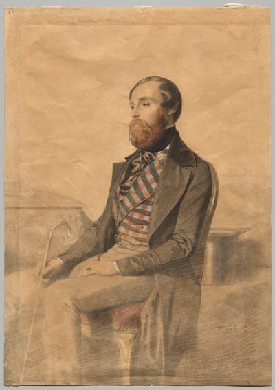 Porträtt av Alfred de Musset (1810-1857) av Alexandre Bida