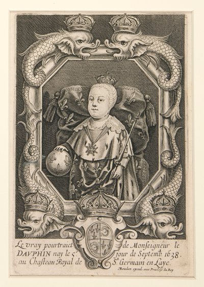 Porträtt av Ludvig XIV som Dauphin (Le vray pourtraiet de Monseigneur le Dauphin av Alexandre Boudan