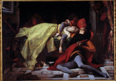 Francesca de Rimini och Paolo Malatestas död (1284). Målning av Alexandre Cabanel (1823-1889) av Alexandre Cabanel