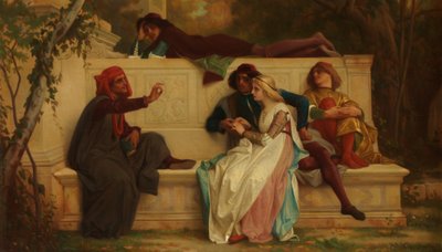 Florentinsk poet, 1861. av Alexandre Cabanel