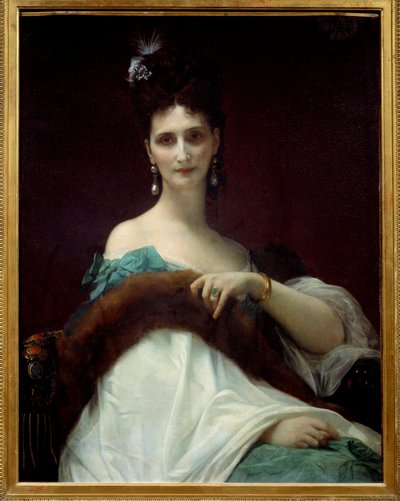 Porträtt av grevinnan av Keller (Marquise of Saint Yves d