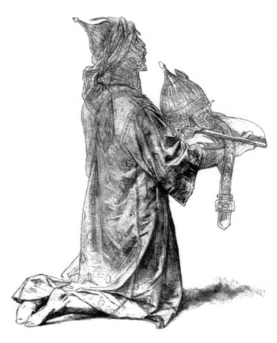 Studera för en saracen, för The Captivity of St Louis, c1880-1882. av Alexandre Cabanel