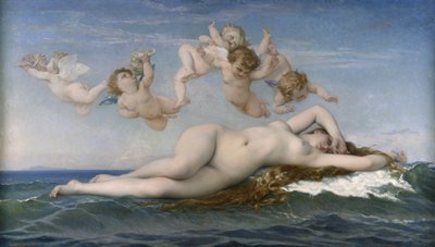 Venus födelse, 1863 av Alexandre Cabanel