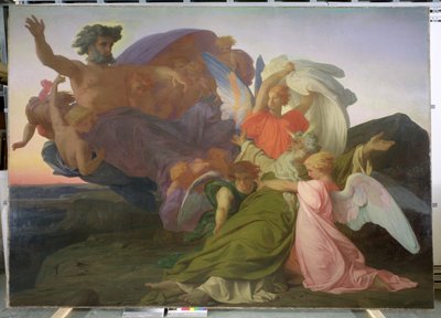 Moses död, 1851 (se även 225067) av Alexandre Cabanel