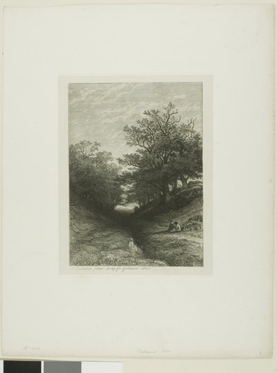Alpint landskap av Alexandre Calame