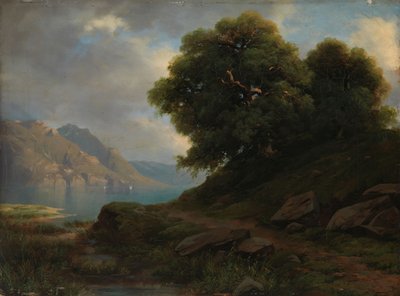 Alplandskap av Alexandre Calame