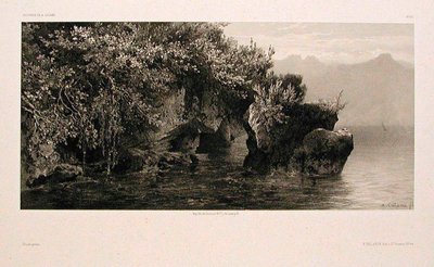 Genèvesjöns stränder av Alexandre Calame