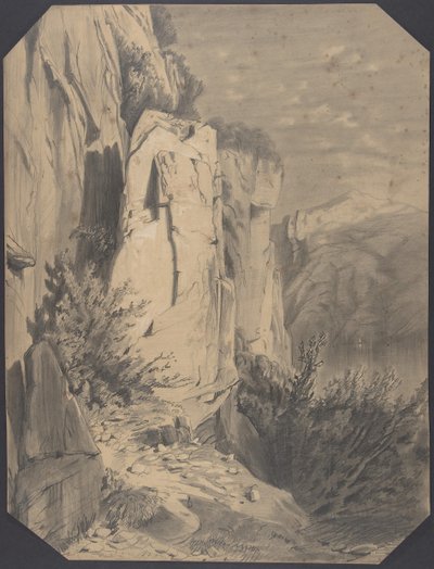 Forets et Montagnes., tidigt till mitten av 1800-talet. av Alexandre Calame