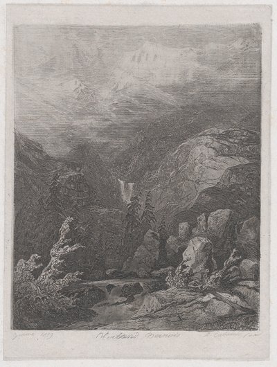 Landskap, 1839. av Alexandre Calame