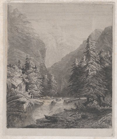 Landskap, 1800-talet. av Alexandre Calame