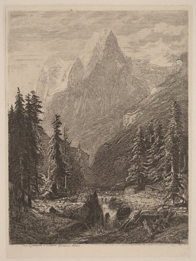 Bergsäng av Alexandre Calame