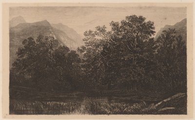 Bergdamm av Alexandre Calame