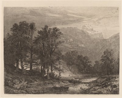 Bergström av Alexandre Calame