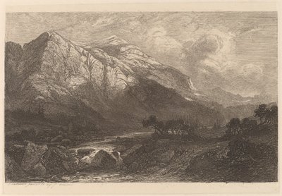 Bergström av Alexandre Calame