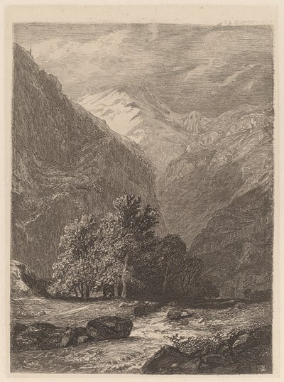 Bergström av Alexandre Calame