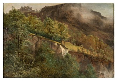 Bergslandskap i Valais av Alexandre Calame