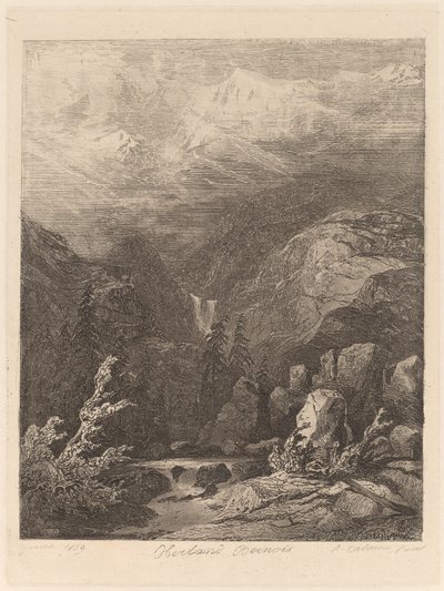 Berner Oberland av Alexandre Calame