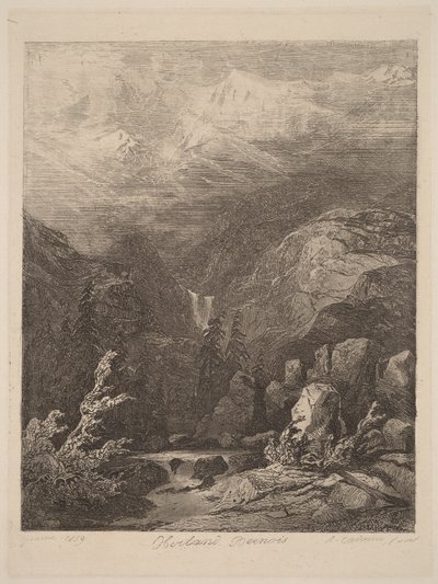 Bernese Oberland av Alexandre Calame