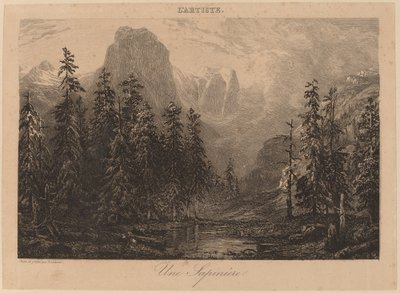 En gran av Alexandre Calame