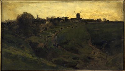 Vy över Montmartre, nordvästra sidan av Alexandre Defaux