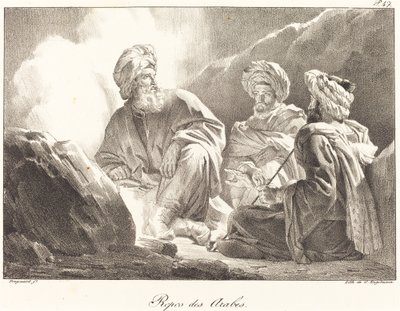 Resten av araberna av Alexandre Evariste Fragonard
